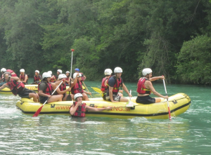 rafting soča